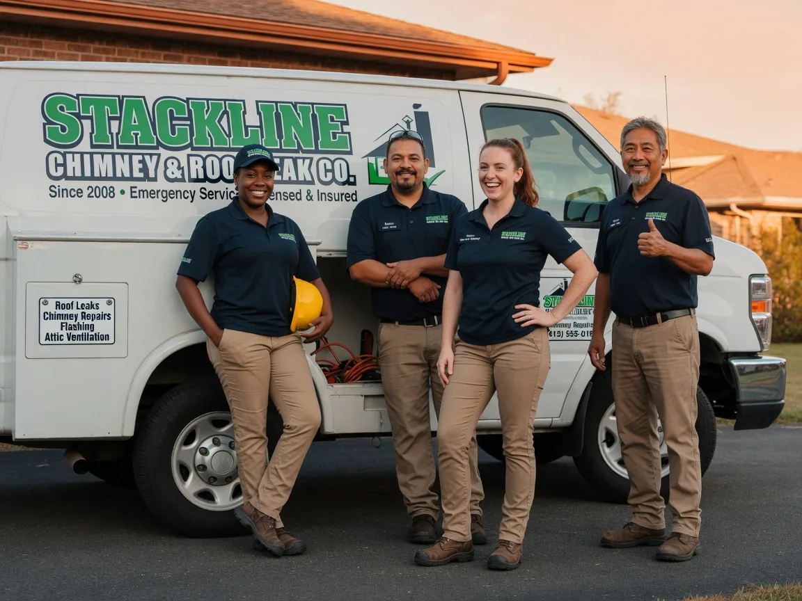 Chimney flashing repair company in Olga, WA